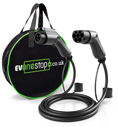 EV Public Charging Cable | Type 1 to Type 2 16 Amp 5 Meter
