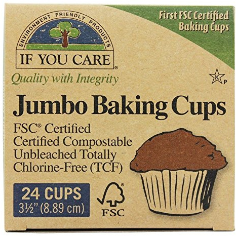 If You Care Jumbo Baking Cups x24 (Case of 24)