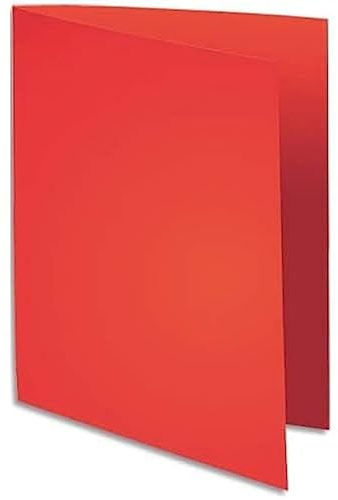 Exacompta 160012E 100er Pack Aktendeckel Flash DIN A4 aus extra starkem Recycling-Karton gelb Mappe blauer Engel zertifiziert Einschlagmappe