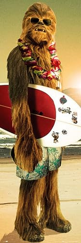 Close Up Star Wars Chewbacca - Surfin' Unisex Poster Multicolor Papier 53 x 158 cm Chewbacca, Fan-Merch, Filme