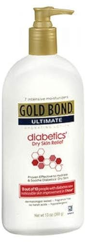 GoldBond Diabetics Dry Skin Lotion corporelle 368 g pour peaux sèches, pour diabétiques, directement en provenance des États-Unis