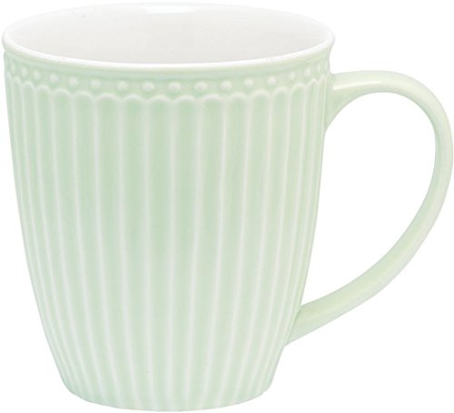 Greengate - Tasse - Henkeltasse - Kaffeetasse - Mug - Alice - Pastell grün - Porzellan - 300 ml