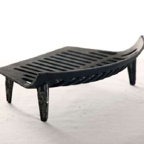 Black Iron Cast Log Coal Grate Fire Fuel Basket Grate Fireside 16 Inch Grate-01 by BARGAINSHUT