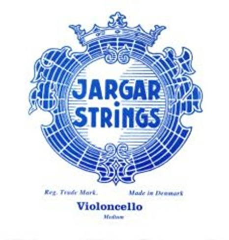 VIOLONCELLO STRIPES - Jargar (Blue) (Chrome) 4a Medium Cello 4/4