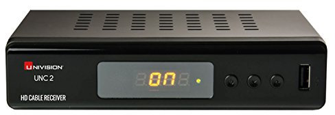 Univision UNC2 Kabel Receiver (Full-HD, HDMI, SCART, Coaxial, USB, Mediaplayer) schwarz