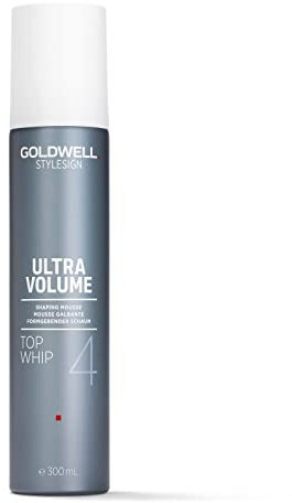 Goldwell Stylesign Ultra Volume Top Whip Formgebender Schaum für glattes, welliges und lockiges Haar, 300 ml Unparfümiert