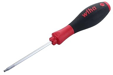 Wiha Schraubendreher SoftFinish® TORX® Festhaltemechanik Magicspring® mit Rundklinge (27740) T10 x 80 mm ergonomischer Griff für kraftvolles Drehen, Allrounder für Industrie und Handwerk