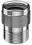 Schell Schlauchplatz (Messing Sicherung für Geräteanschlussarmaturen G ¾ Innen-und Außengewinde DN 20 G 3/4 IG/AG Chrom) 286050699