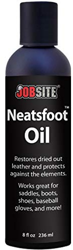 JobSite Prime Neatsfoot Oil Leather Waterproof Compound, 8oz