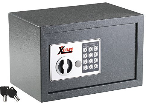 Xcase Möbeltresor: Stahlsafe mit digitalem Schloss, 12 Liter (Geldtresor, Schranksafe, Schlüsseltresor)