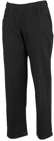 Mercer Culinary M61080BKL Genesis Women's Chef Pants, Large, Black