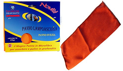 Panno micidiale Svezia lampoasciuga 40x50 cm per pulire senza lasciare tracce e aloni. EN-87761. Euronovità (12)