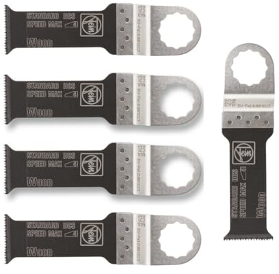 Fein 63502123046 Standard E-Cut-Sägeblatt, 32mm breit, 5er Pack