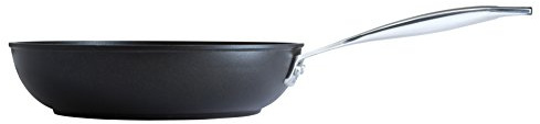 Le Creuset Aluminium-Antihaft Pfanne, hoch, Ø 24 cm, PFOA-frei, Für alle Herdarten inkl. Induktion geeignet, Anthrazit/Silber