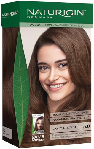 Helles Schokobraun 5.0 permanente Haarfabe mit natürlichen Inhaltsstoffen - Ohne Ammoniak