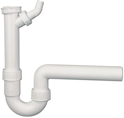 Siphon Ablaufsiphon 1 1/2x50mm weiß Viega Waschmaschine Spülmaschine