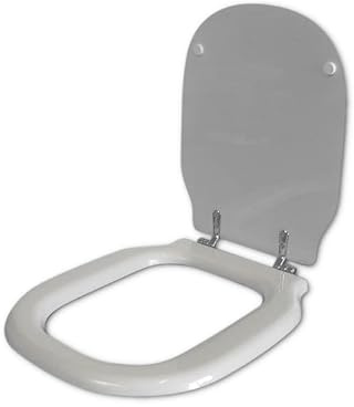 Copriwater Globo MODI'/ SOSP BIANCO Cerniera Cromo-Sedile-Asse