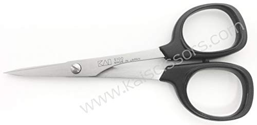 Kai Needlecraft Schere, 10,2 cm, Schwarz Stickschere 4 sehr fein