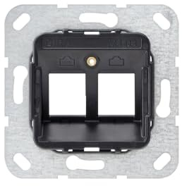 Gira 560300 Modular Jack 3, 2-Fach Tragring
