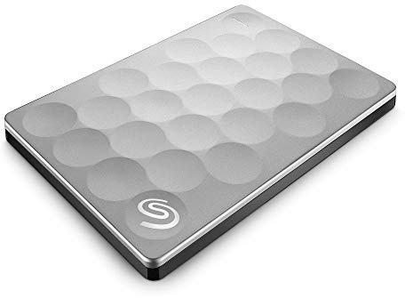 Seagate STEH1000200 1 TB Backup Plus Ultra Slim USB 3.0 Portable 2.5 Inch External Hard Drive for PC and Mac with 2 Months Adobe Creative Cloud Photography Plan - Platinum