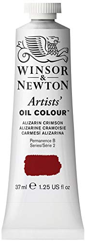Winsor & Newton Artists' Oil Color, 37ml (1.25 oz) Tube, Alizarin Crimson