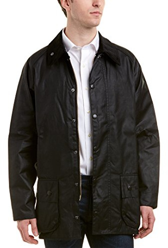 Barbour Chaqueta de cera Beaufort - Negro MWX0017BK91 (A232) - 36, Negro, S