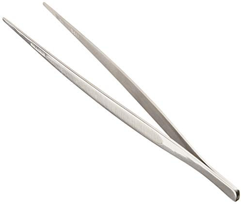 Mercer Culinary M35130 Precision Tongs-Straight-9 3/8-Inch, Stainless Steel, Nicht Zutreffend