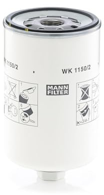 MANN-FILTER WK 1150/2 Kraftstofffilter - für Off-Highway Anwendungen | Für Off-Highway, Schutz des Kraftstoffsystems, Injektorschutz, Zuverlässige Kraftstoffversorgung, Echte OE-Technologie
