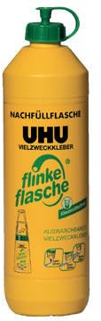 UHU Flinke Flasche, ohne Lösungsmittel, 850g, CUH46000