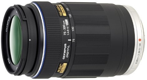 Olympus M.Zuiko Digital Objectif ED 75-300 mm 1:4.8-6.7 / EZ-M7530 Noir