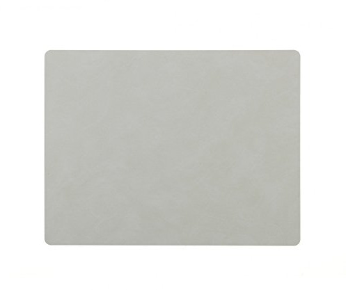 LindDNA Square Tischset, Leder, Metallic, 35 x 45 cm
