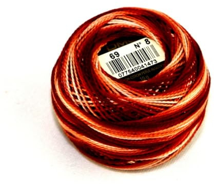 DMC Perlgarn, Baumwolle, Größe 8, 10 g Ball, Farbe 69