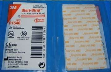 STERI-STRIP TAPE.25 X4 IN 3M Steri-Strip Adhesive Skin Closures (Reinforced) Box of 50 3M R1546