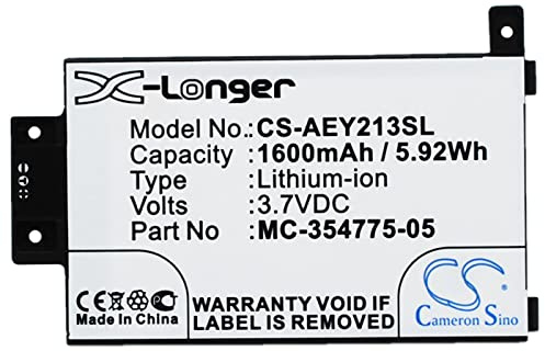 VINTRONS Battery for Amazon 58-000049, MC-354775-05, S13-R1-D, S13-R1-S,