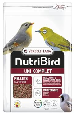 Versele-Laga NutriBird F16 | 800 g | Erhaltungsfutter für Frucht- und insektenfressende Vögel | Zur Verhinderung von selektivem Fressverhalten | Geringer Eisengehalt
