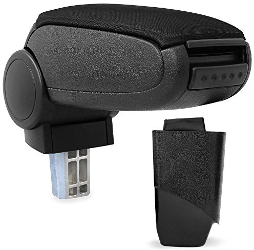 [pro.tec] accoudoir central spécifique accoudoir central, accoudoir avec rembourrage, console escamotable - accoudoir avec compartiment de rangement - avec rembourrage - textile - noir