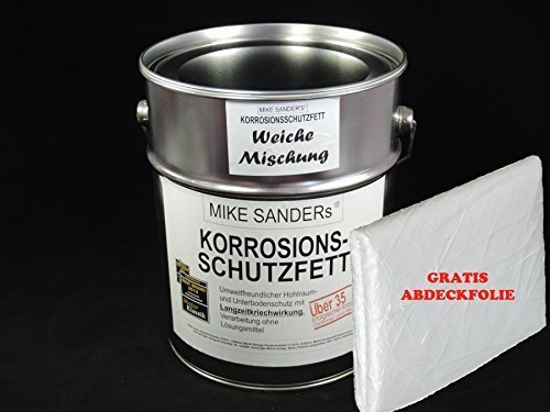 Mike Sanders Korrosionsschutzfett 4 kg (weiche Mischung) Plus Abdeckplane GRATIS!!!