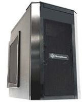 Silverstone SG03B-F Mini-Tour Noir - Boitier PC (Mini-Tour, PC, Aluminium, Acier Inoxydable, Noir, Micro ATX, 200 mm)