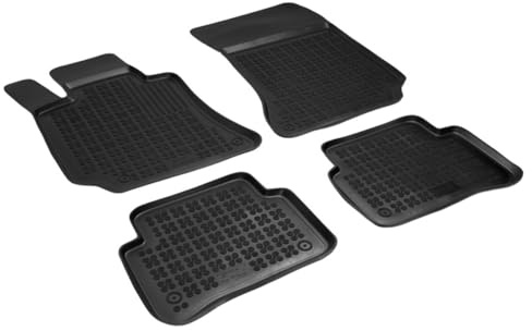 AZUGA 3D Gummi Fußmatten für Mercedes E-Klasse W212 LIM/T-Modell S212 2009- | rutschfest, wasserdicht, passgenau, TPE Gummimatten, hoher Rand Automatten, AZ10300101