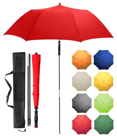 FARE Reise-Sonnenschirm Travelmate Camper – Leicht & Kompakt, UV-Schutz UPF50+, Ideal für Reisen, Strand, Outdoor & Camping - Als Regenschirm nutzbar