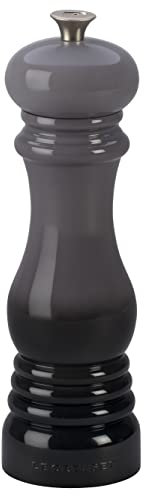 Le Creuset Moulin à Poivre Classique Réglable, Plastique ABS Résistant aux Éclats, Anticorrosion, 21 cm, Flint, 96001900444000