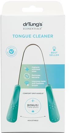 Stainless Steel Tongue Cleaner (Colours May Vary).
