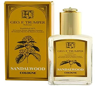 Geo. F. Trumper Sandalwood Cologne in Glass Atomiser Bottle, 50ml