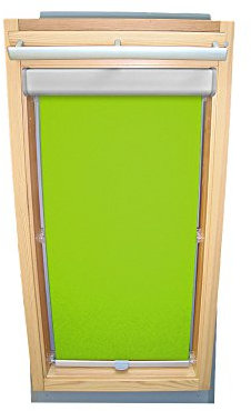Easy-Shadow Abdunkelungsrollo Rollo mit Blende Thermo limone für Velux DKL/DKU/RHL/RHU-EP GGU,GPU,GHU,GTU U08 ALU // Maßanfertigung