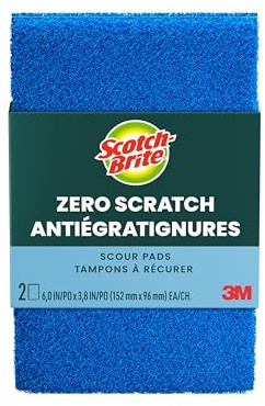 3M Scotch-Brite Multi-Purpose Non-Scratch Scour Pads, 2 Pads (622)