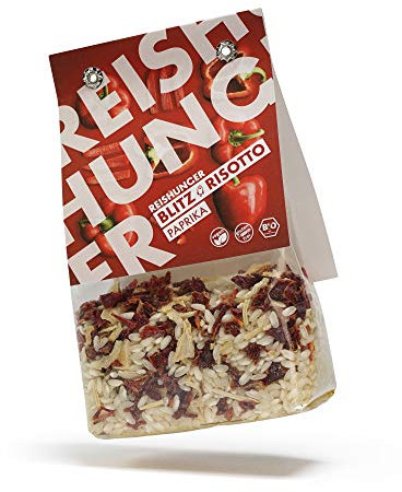 Reishunger BIO Blitz-Risotto Fertigmischung mit Paprika (250g) - Vegan & Glutenfrei - In vielen Sorten und Größen verfügbar