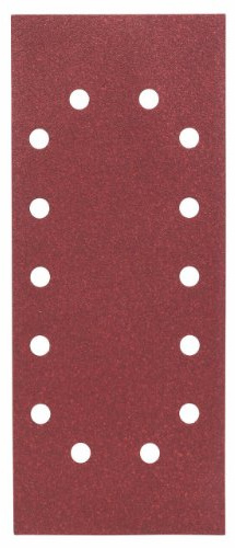 Bosch Accessories Disque Abrasif pour Ponceuses Vibrantes, 14 Trous, 100 Grain, 115mm x 280mm, Lot de 10