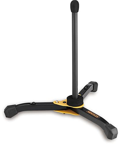 Hercules DS562BB Alto Flute Stand with Bag,Black