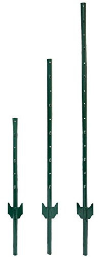 Niederberg Metall Postes para Vallas Mallas de Alambre 105cm