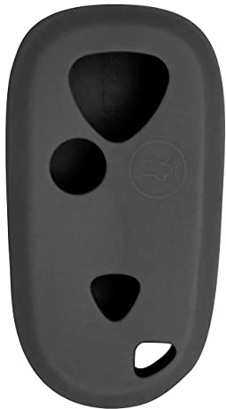 Keyless2Go Replacement for New Silicone Cover Protective Case for Remote Key Fobs with FCC E4EG8D-444H-A - Black